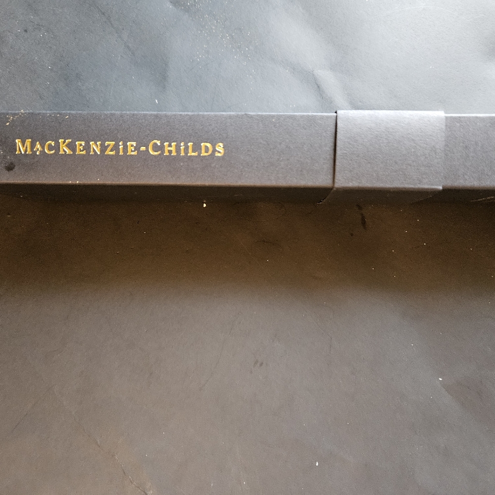 Mackenzie Childs Gold Shimmer Dinner Candles - Picture 3 of 5